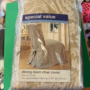 Cream Dining Chair Cover
